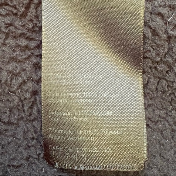 4/25$ MARMOT Full Zip Fleece Jacket Black Size Small - Picture 4 of 9